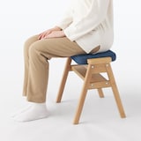 残反をつかったスタッキングスツール　デニムネイビー