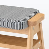 残反をつかったスタッキングスツール　デニムヒッコリー