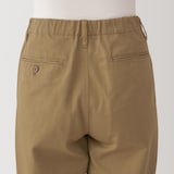 婦人　ムラ糸　チノタックワイドパンツ　股下長め