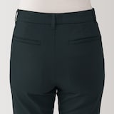 婦人　ストレッチチノ　スリムテーパードパンツ　股下長め