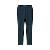 婦人　ストレッチチノ　スリムテーパードパンツ　股下長め