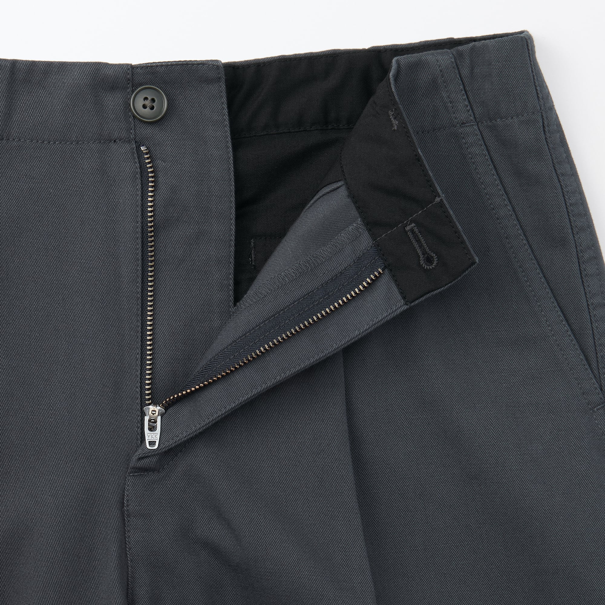 婦人　ムラ糸　チノタックワイドパンツ　股下短め（ＯＳ）