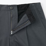 婦人　ムラ糸　チノタックワイドパンツ　股下短め（ＯＳ）