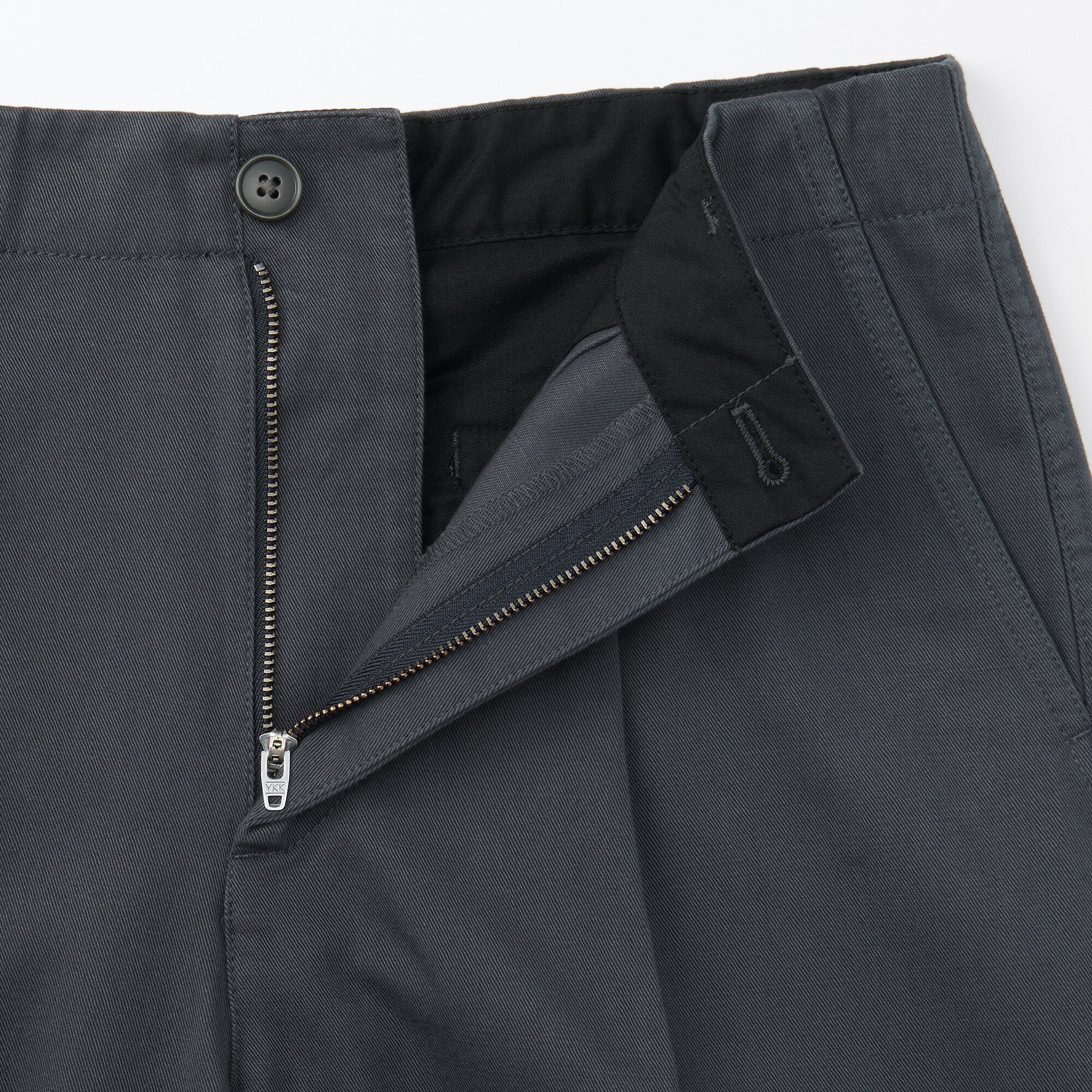 婦人　ムラ糸　チノタックワイドパンツ　股下短め（ＯＳ）