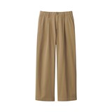 婦人　ムラ糸　チノタックワイドパンツ　股下短め（ＯＳ）