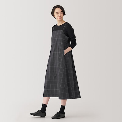 無印良品☆MUJI】赤×白 ボーダーワンピース 120cm チュニック なくっ