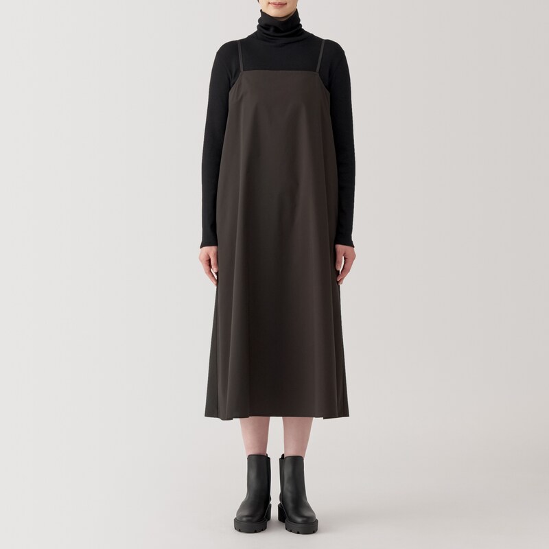 婦人 乾きやすいブロード キャミソールワンピース | 無印良品