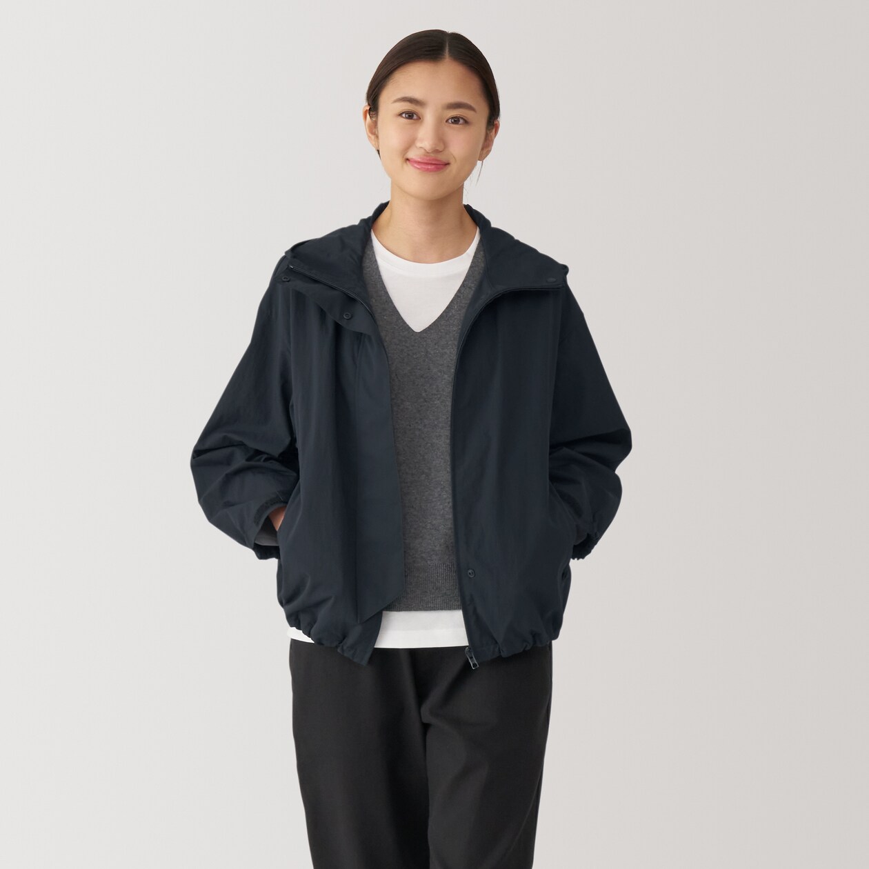 婦人 撥水UVカットポケッタブルフードジャケット | 無印良品