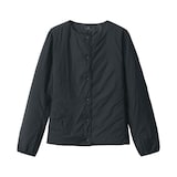 婦人　軽量ダウンノーカラージャケット（帯電防止裏地）