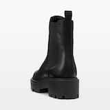 婦人　レザーチェルシーブーツ