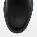 婦人　レザーチェルシーブーツ