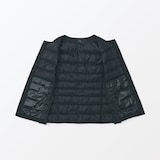 婦人　軽量ダウンノーカラーベスト（帯電防止裏地）