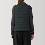 婦人　軽量ダウンノーカラーベスト（帯電防止裏地）