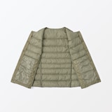 婦人　軽量ダウンノーカラーベスト（帯電防止裏地）