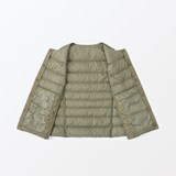 婦人　軽量ダウンノーカラーベスト（帯電防止裏地）