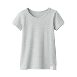 キッズ　フライス編みクルーネック半袖Ｔシャツ【インナー】