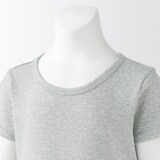 キッズ　フライス編みクルーネック半袖Ｔシャツ【インナー】