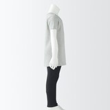 キッズ　フライス編みクルーネック半袖Ｔシャツ【インナー】