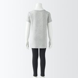 キッズ　フライス編みクルーネック半袖Ｔシャツ【インナー】