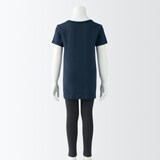 キッズ　フライス編みクルーネック半袖Ｔシャツ【インナー】