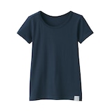 キッズ　フライス編みクルーネック半袖Ｔシャツ【インナー】