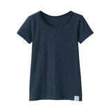キッズ　フライス編みクルーネック半袖Ｔシャツ【インナー】
