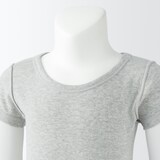 ベビー　フライス編みクルーネック半袖Ｔシャツ【インナー】