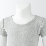 ベビー　フライス編みクルーネック半袖Ｔシャツ【インナー】