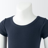 ベビー　フライス編みクルーネック半袖Ｔシャツ【インナー】