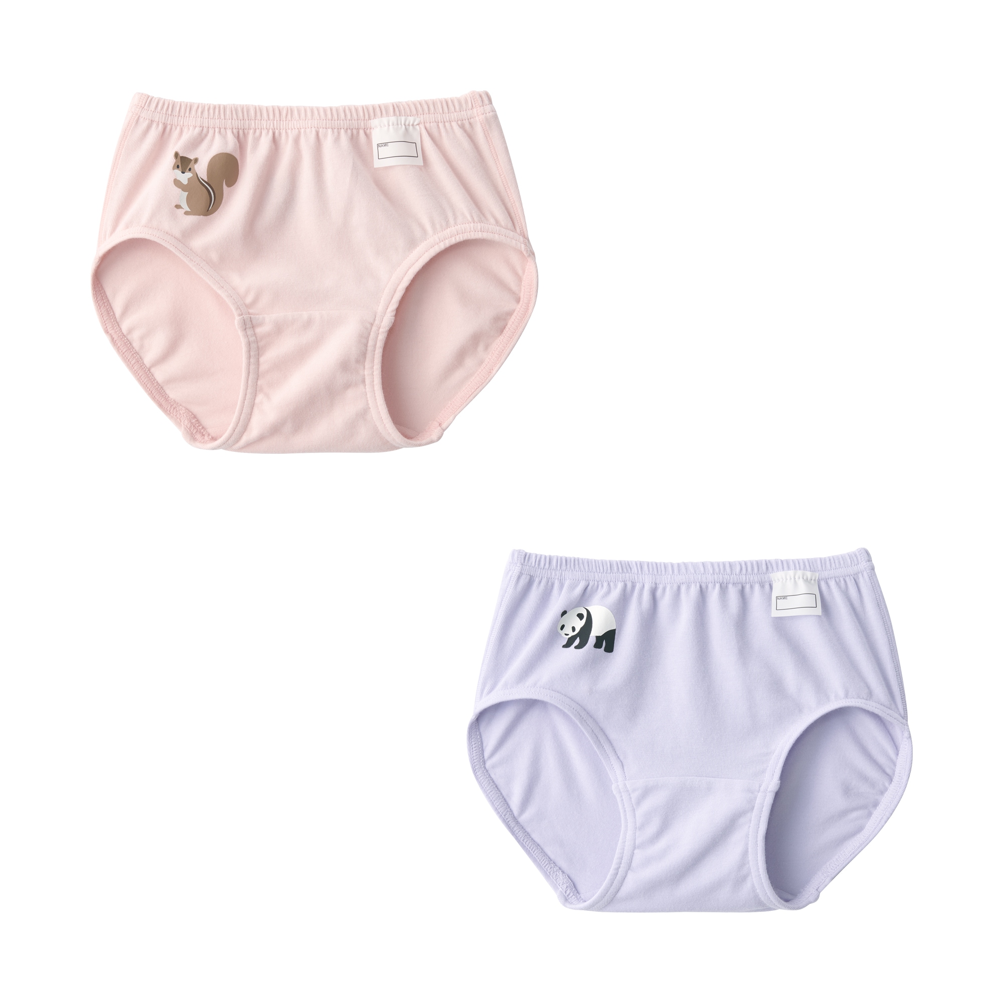 ベビー　動物柄　２枚組　ショーツ