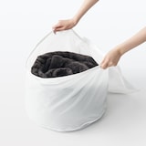 高密度織　繊維くずを通しにくい洗濯ネット　大物用