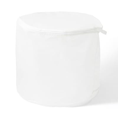 高密度織　繊維くずを通しにくい洗濯ネット　大物用　約直径４７×高さ３７ｃｍ