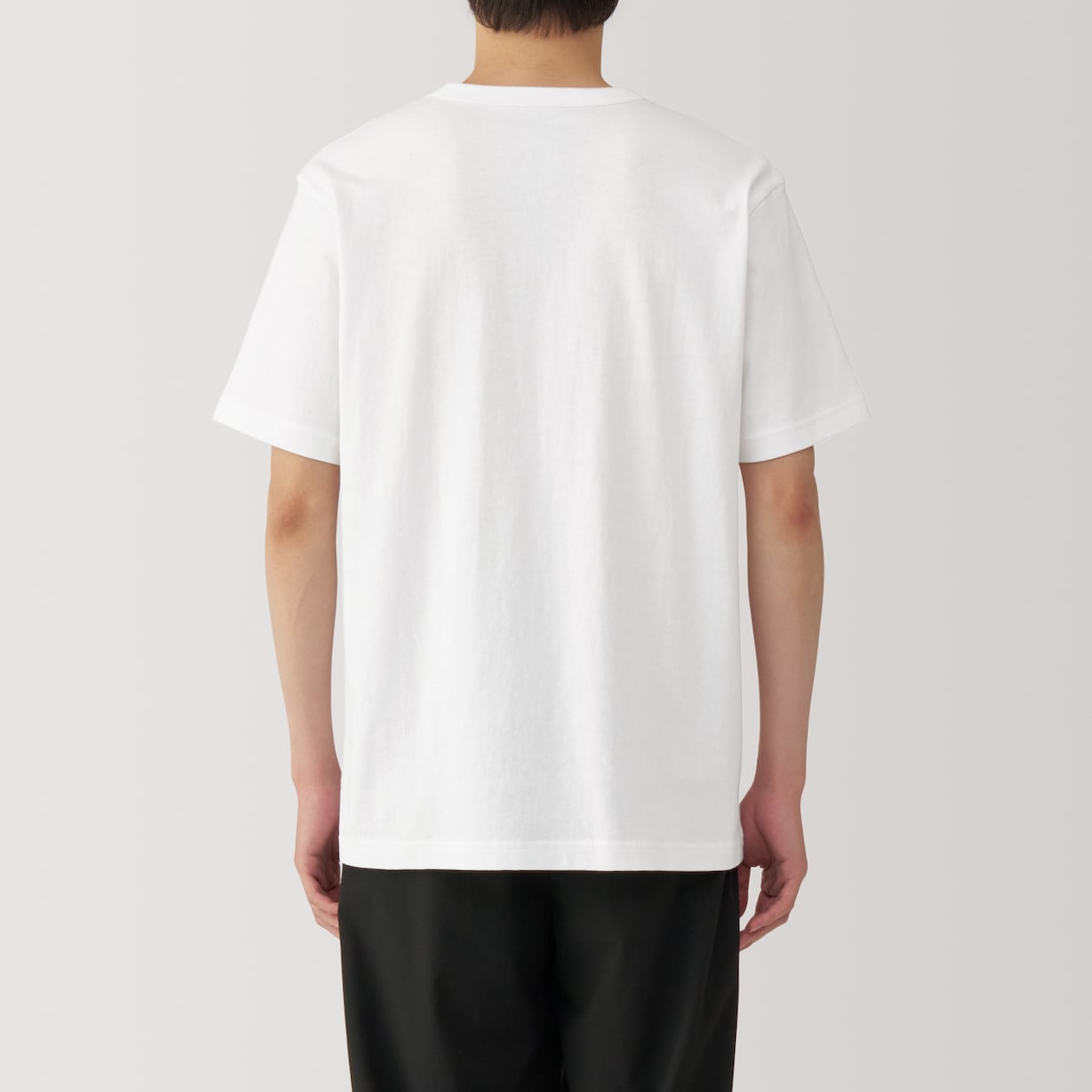 紳士　洗いざらし太番手クルーネック半袖Ｔシャツ