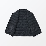 紳士　軽量ダウンノーカラーベスト（帯電防止裏地）