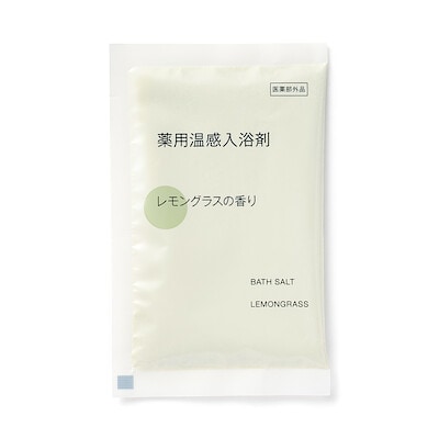 薬用温感入浴剤　レモングラスの香り（分包）　４０ｇ