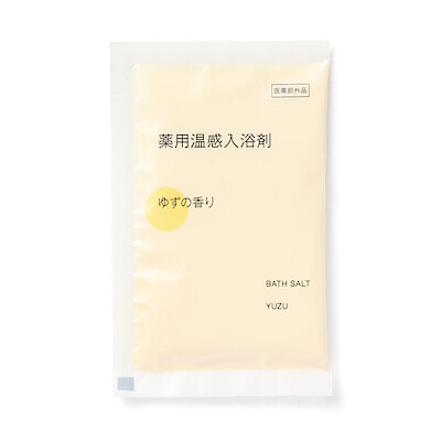 薬用温感入浴剤　ゆずの香り（分包）　４０ｇ