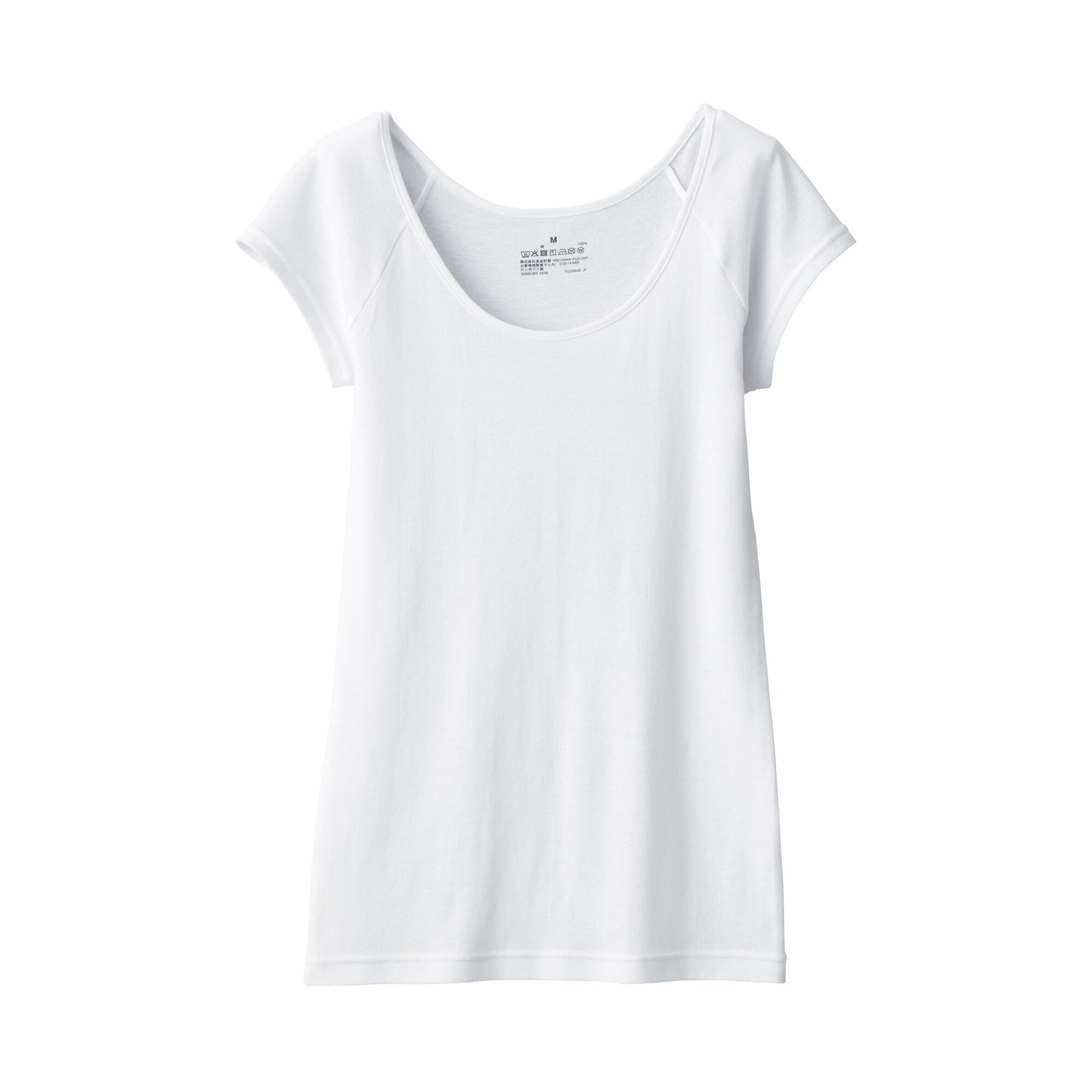 婦人　フライス編みフレンチスリーブＴシャツ