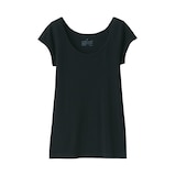 婦人　フライス編みフレンチスリーブＴシャツ