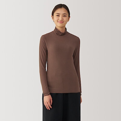 婦人　シアータートルネックＴシャツ