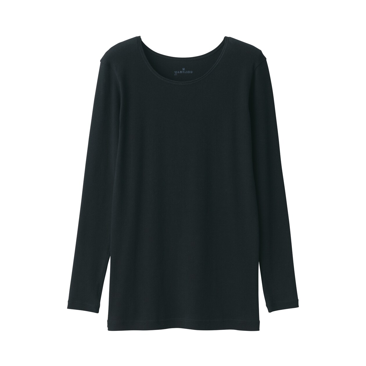 婦人　あったか綿　クルーネック長袖Ｔシャツ