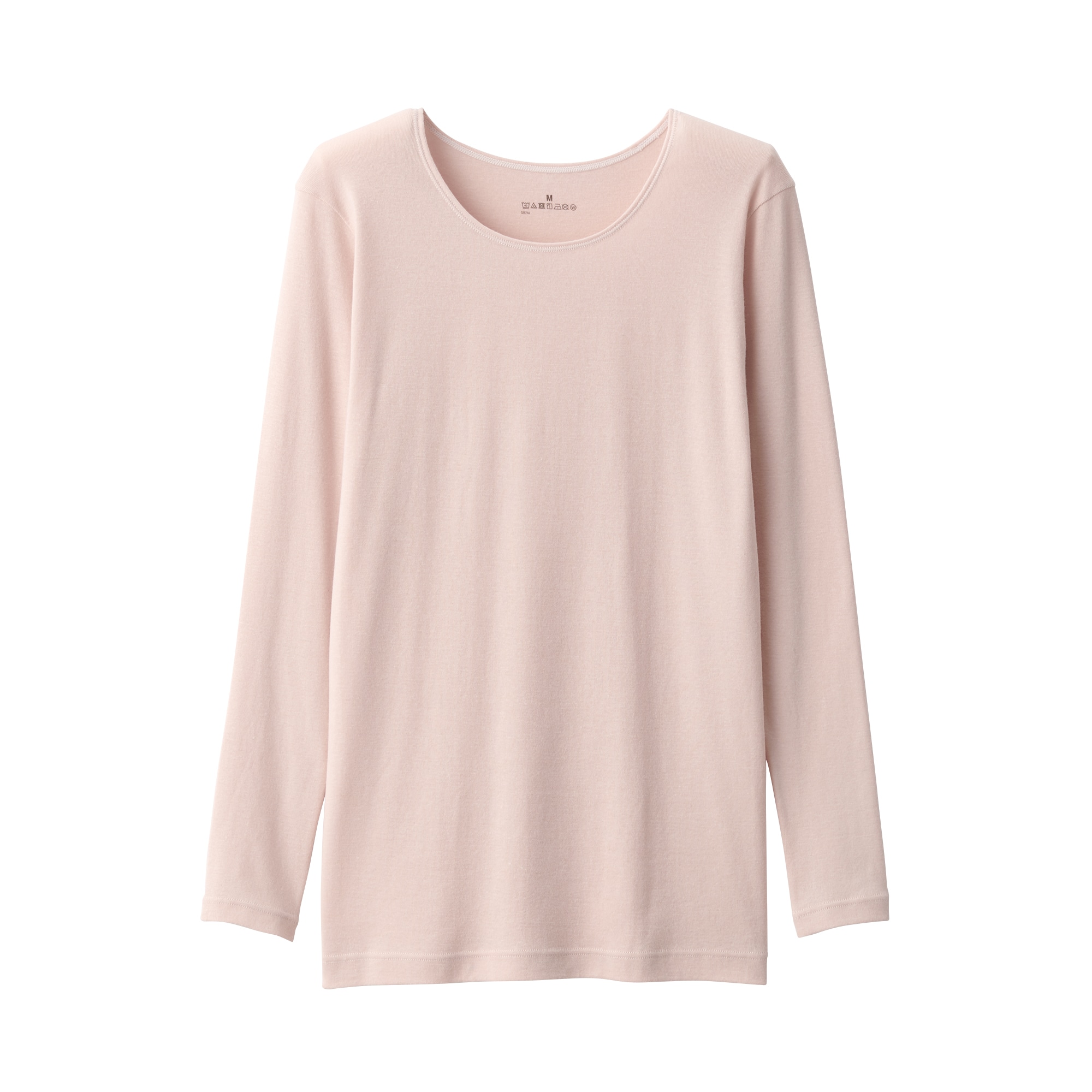 婦人　あったか綿　クルーネック長袖Ｔシャツ