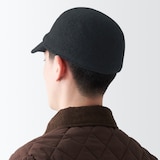 ウールメルトン　キャップ