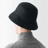 ウールメルトン　バケットハット