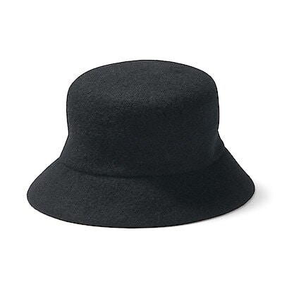 ウールメルトン　バケットハット