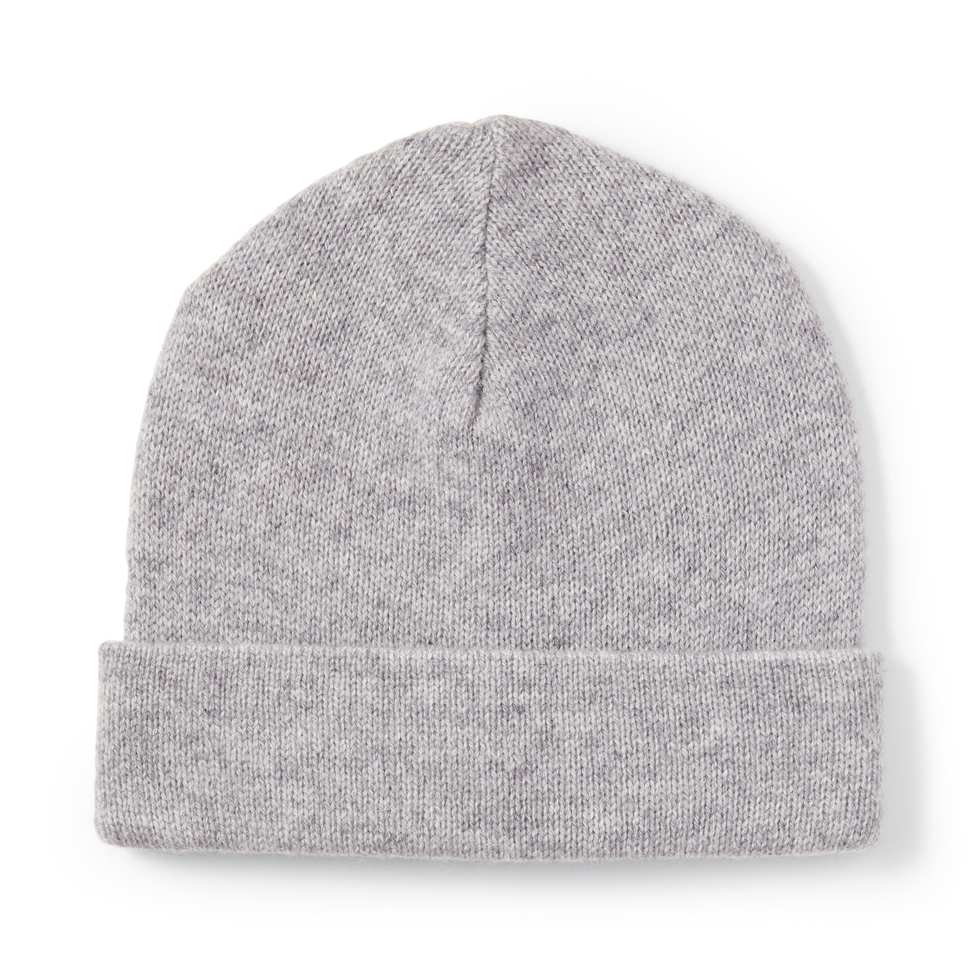 おでこのチクチクを抑えた　ウール混　天竺編み　ワッチ