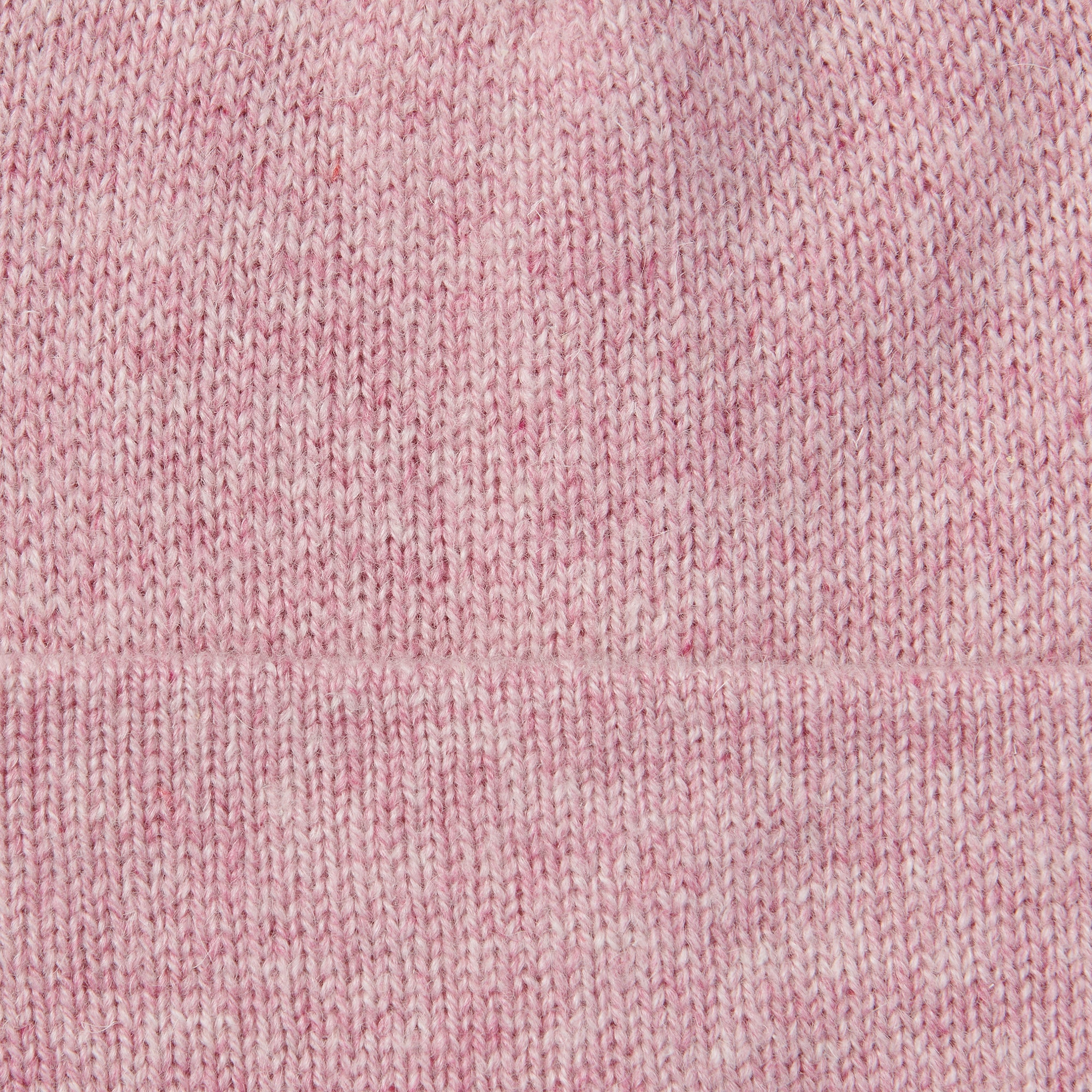 おでこのチクチクを抑えた　ウール混　天竺編み　ワッチ