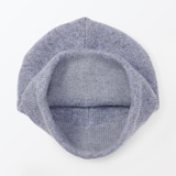 おでこのチクチクを抑えた　ウール混　天竺編み　ワッチ