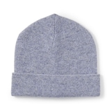 おでこのチクチクを抑えた　ウール混　天竺編み　ワッチ