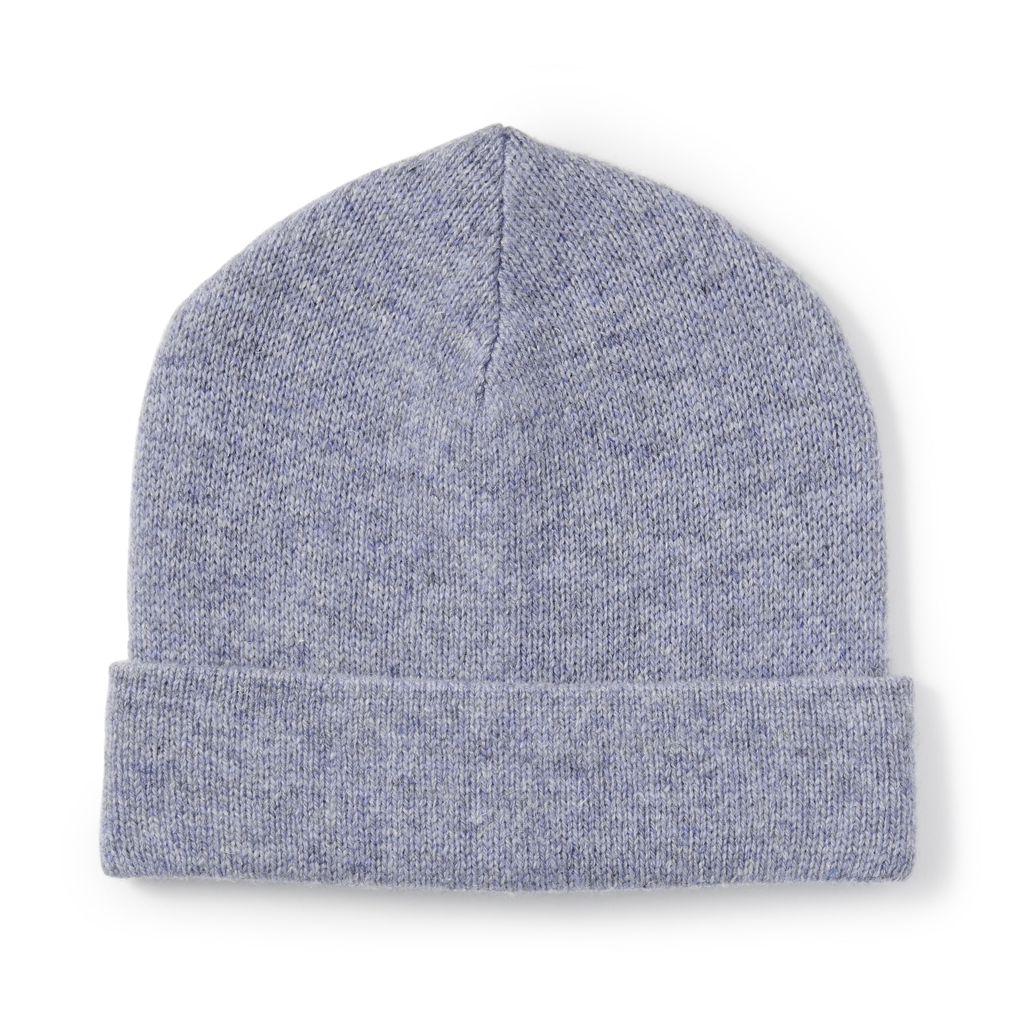 おでこのチクチクを抑えた　ウール混　天竺編み　ワッチ