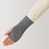 ウール　畦編み　ハンドウォーマー